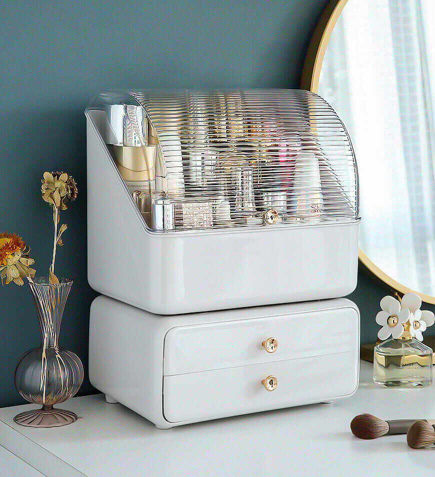 MIVLINA® Waterproof and Dustproof Cosmetic Display Box