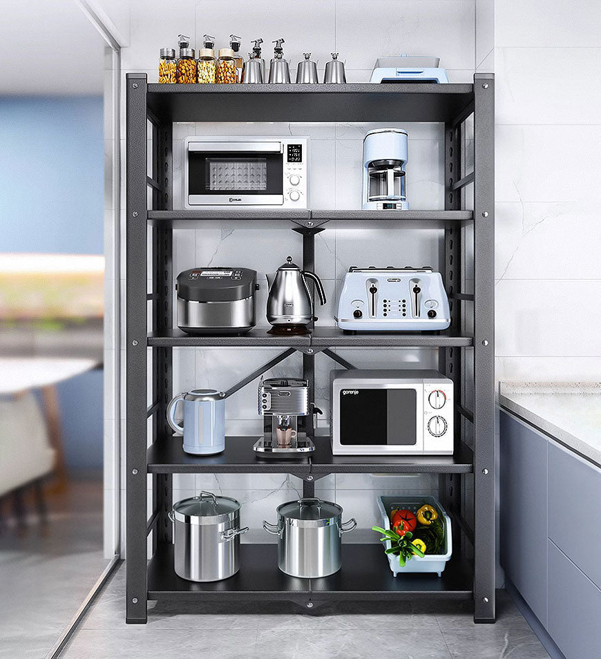 MIVLINA® 5-Tier Kitchen Unit Heavy Duty Metal Storage Shelves F88