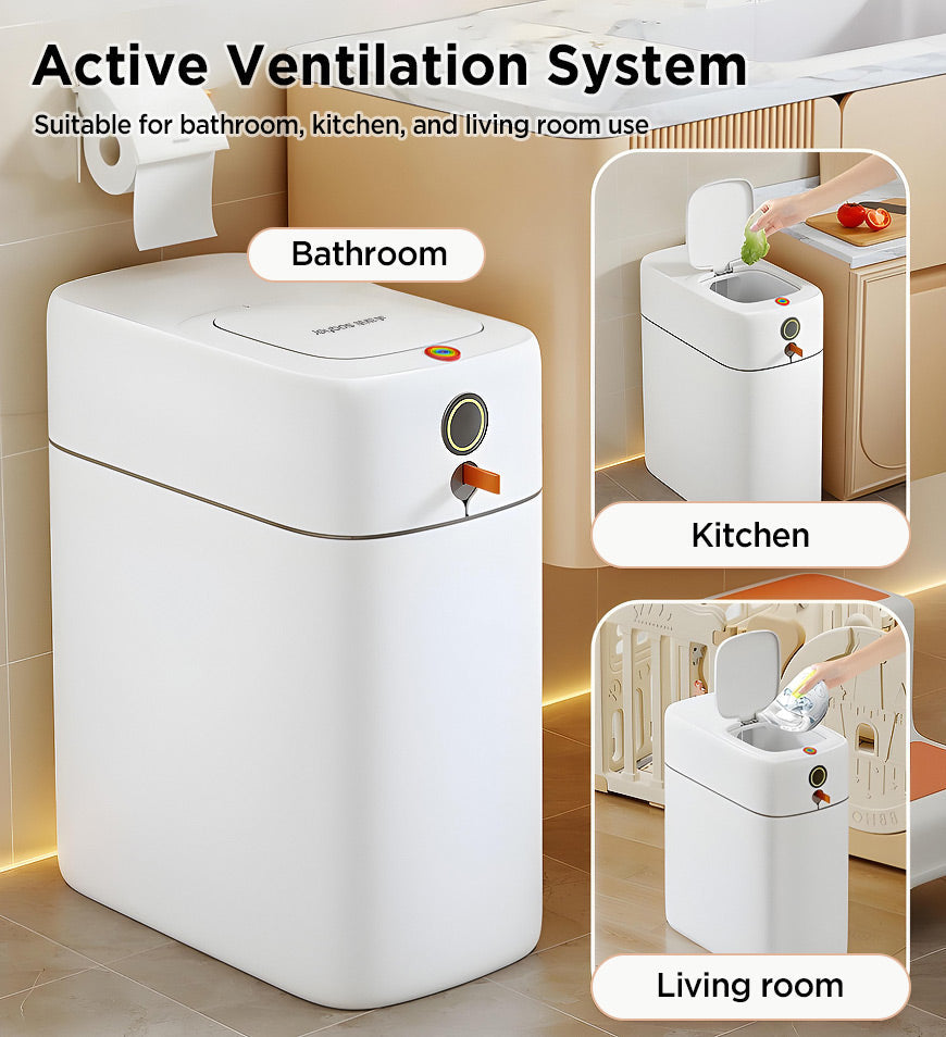 MIVLINA® Automatic Touchless Smart Bathroom Trash Can Z205