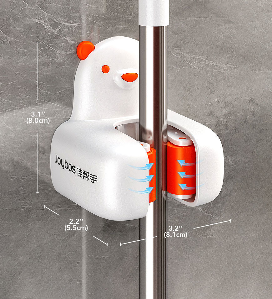 MIVLINA®Self-Adhesive No Drilling Broom Clip Mop Grippers