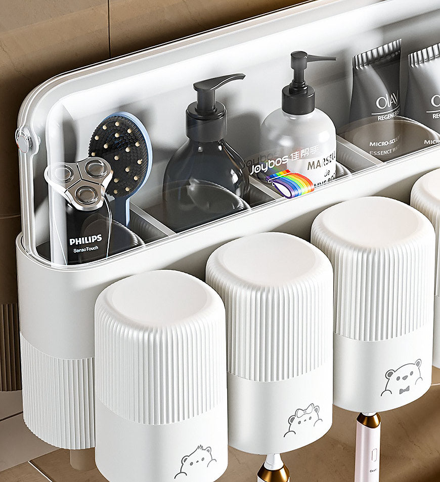 MIVLINA® Automatic Toothpaste Squeezer Dispenser Bathroom Accessories Set Z155