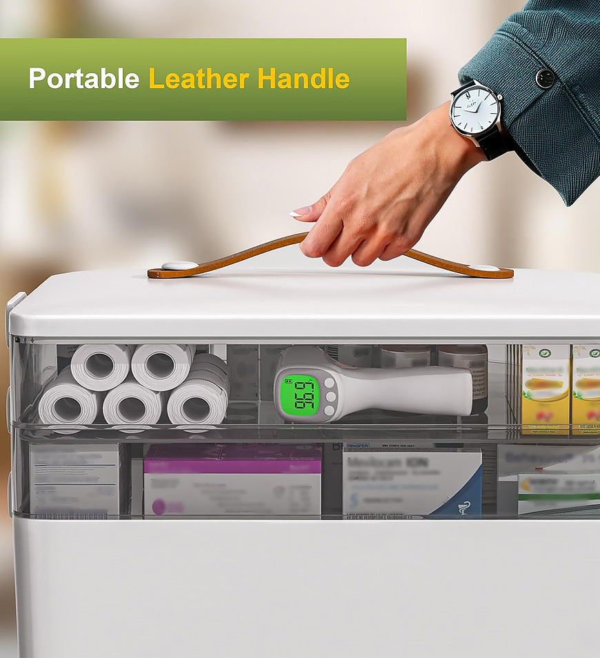 MIVLINA® 3-Tier Medicine Cabinet Organizer