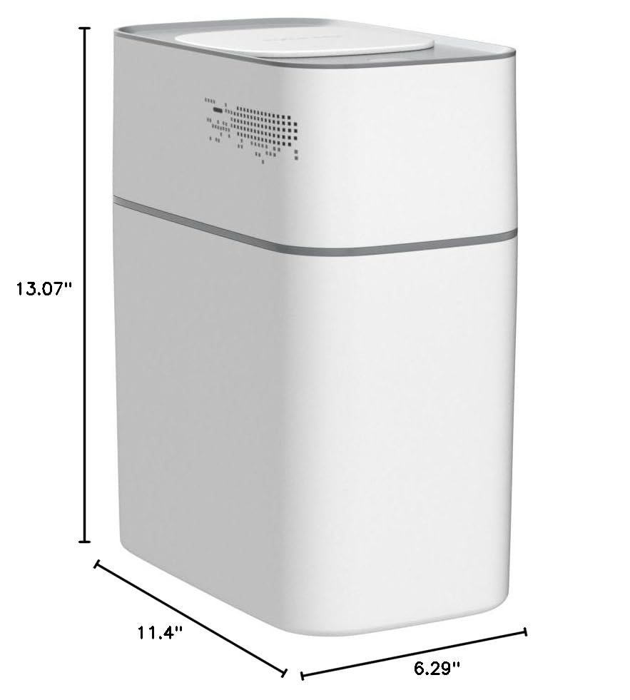 MIVLINA® 3.8 Gallon Bathroom Trash Can with Lid