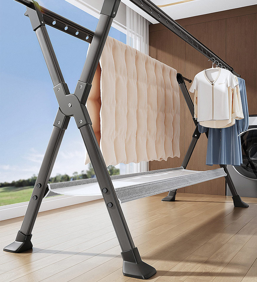 MIVLINA® 90 Inches Heavy Metal Folding Portable Clothes Drying Rack F212