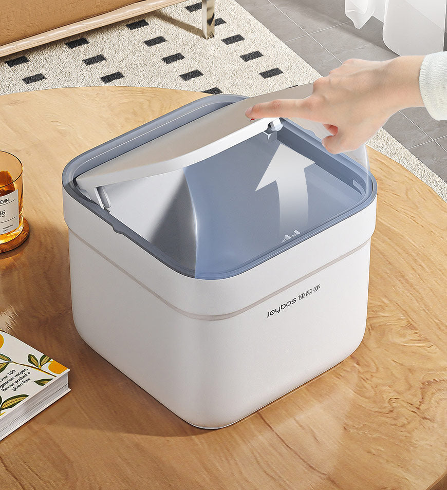 MIVLINA® 2.4L Mini Trash Can with Removable Lid Countertop Z162