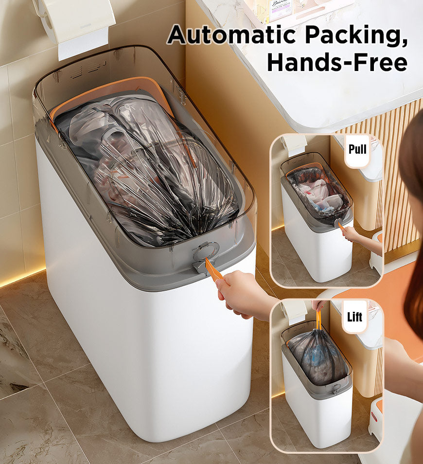 MIVLINA® Automatic Touchless Smart Bathroom Trash Can Z205