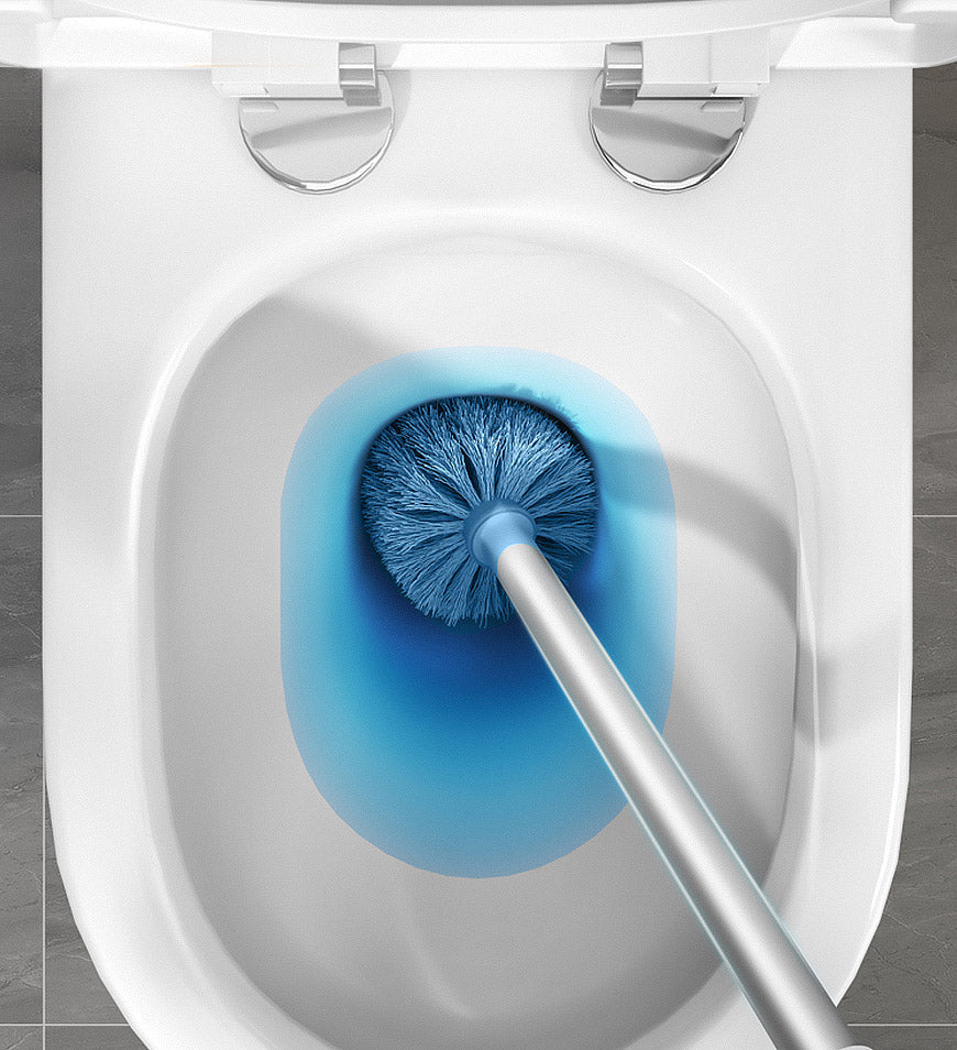 MIVLINA® Toilet Bowl Brush And Holder Set With Aluminum Alloy Long Handle F206