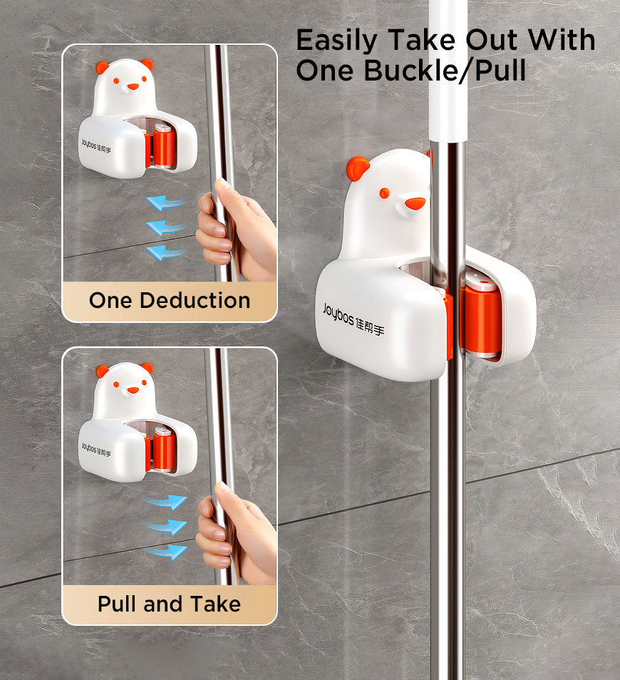 MIVLINA®Self-Adhesive No Drilling Broom Clip Mop Grippers