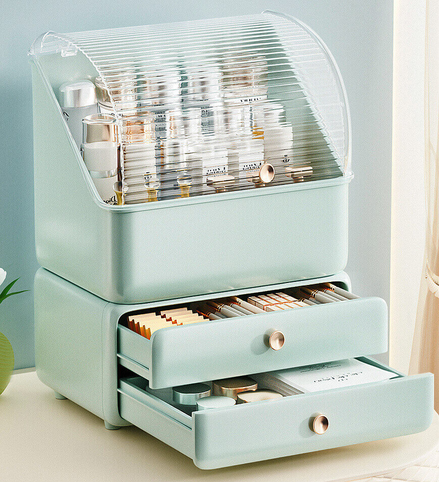 MIVLINA® Waterproof and Dustproof Cosmetic Display Box