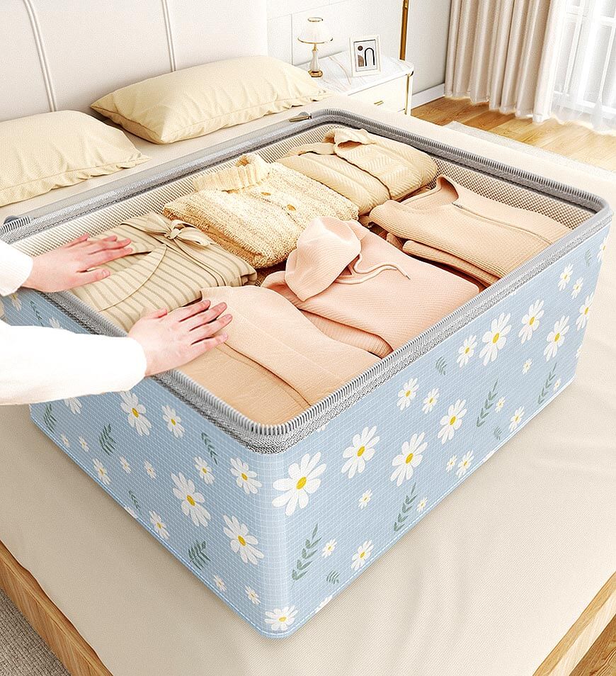 MIVLINA® Clothing Storage Bags with Handle and Zipper