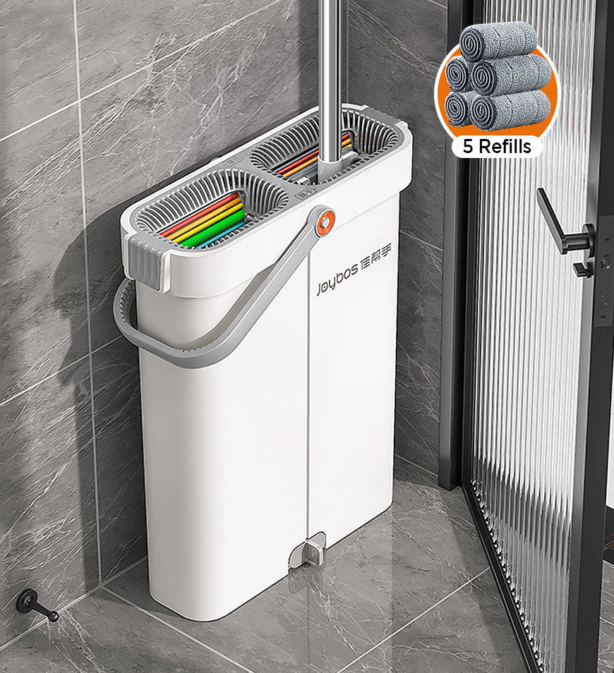 MIVLINA®Free-Press Colorful Mop Bucket and Wringer Combo