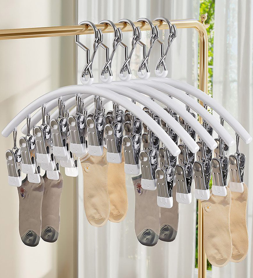 MIVLINA® Stainless Steel Laundry Drying Rack Windproof Clothes Hangers F247