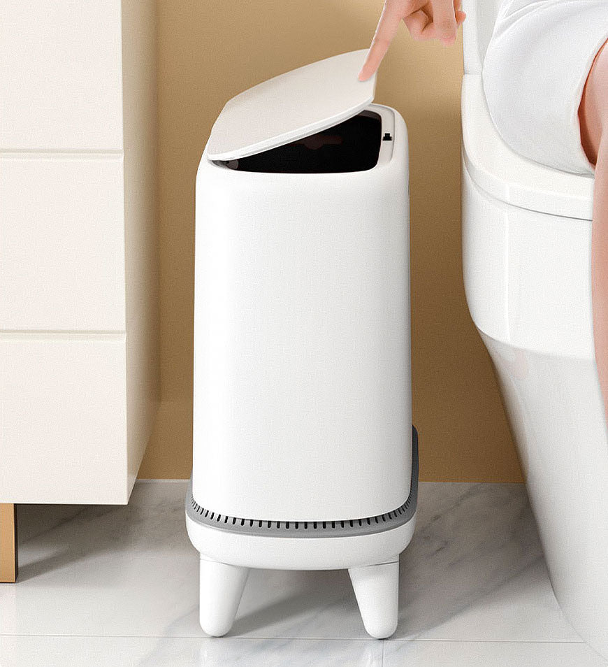 MIVLINA®4 Gallon Bathroom Vacuum Adsorption Trash Can with Legs Z204
