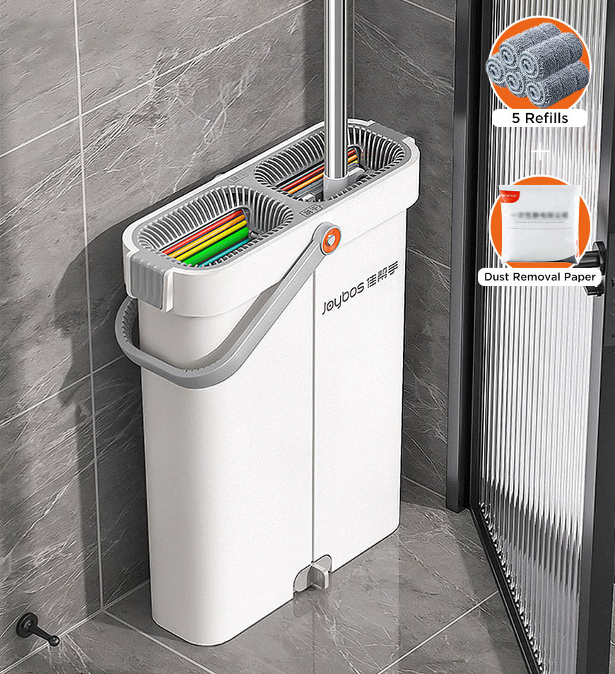 MIVLINA®Free-Press Colorful Mop Bucket and Wringer Combo