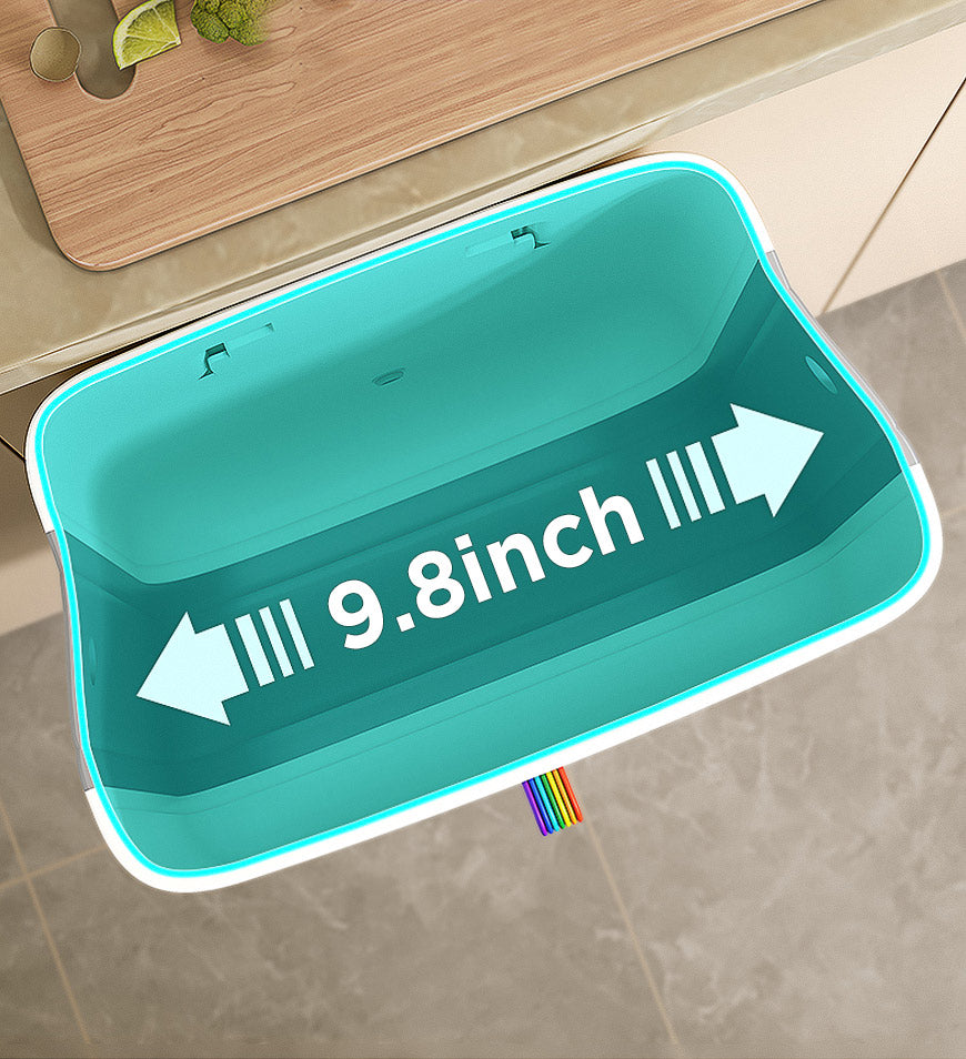 MIVLINA® 2.1 Gal Collapsible Hang Trash Can For Kitchen Z194
