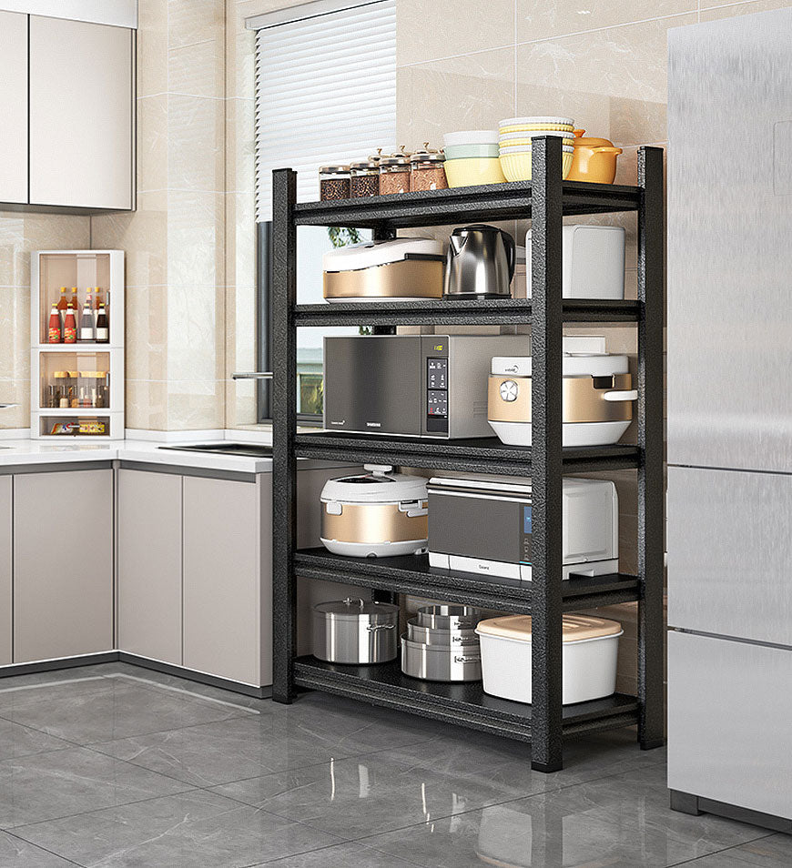 MIVLINA® 5-Layer Heavy-duty Metal Shelves Black F34