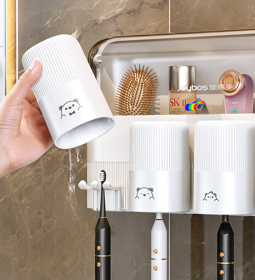 MIVLINA® Automatic Toothpaste Squeezer Dispenser Bathroom Accessories Set Z155