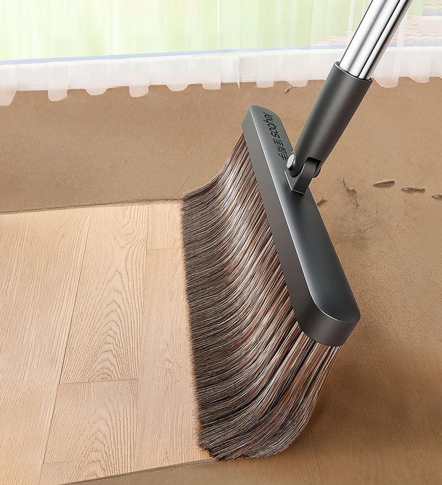 MIVLINA® Upgrade Broom And Dustpan Set With Dustpan Teeth Z177