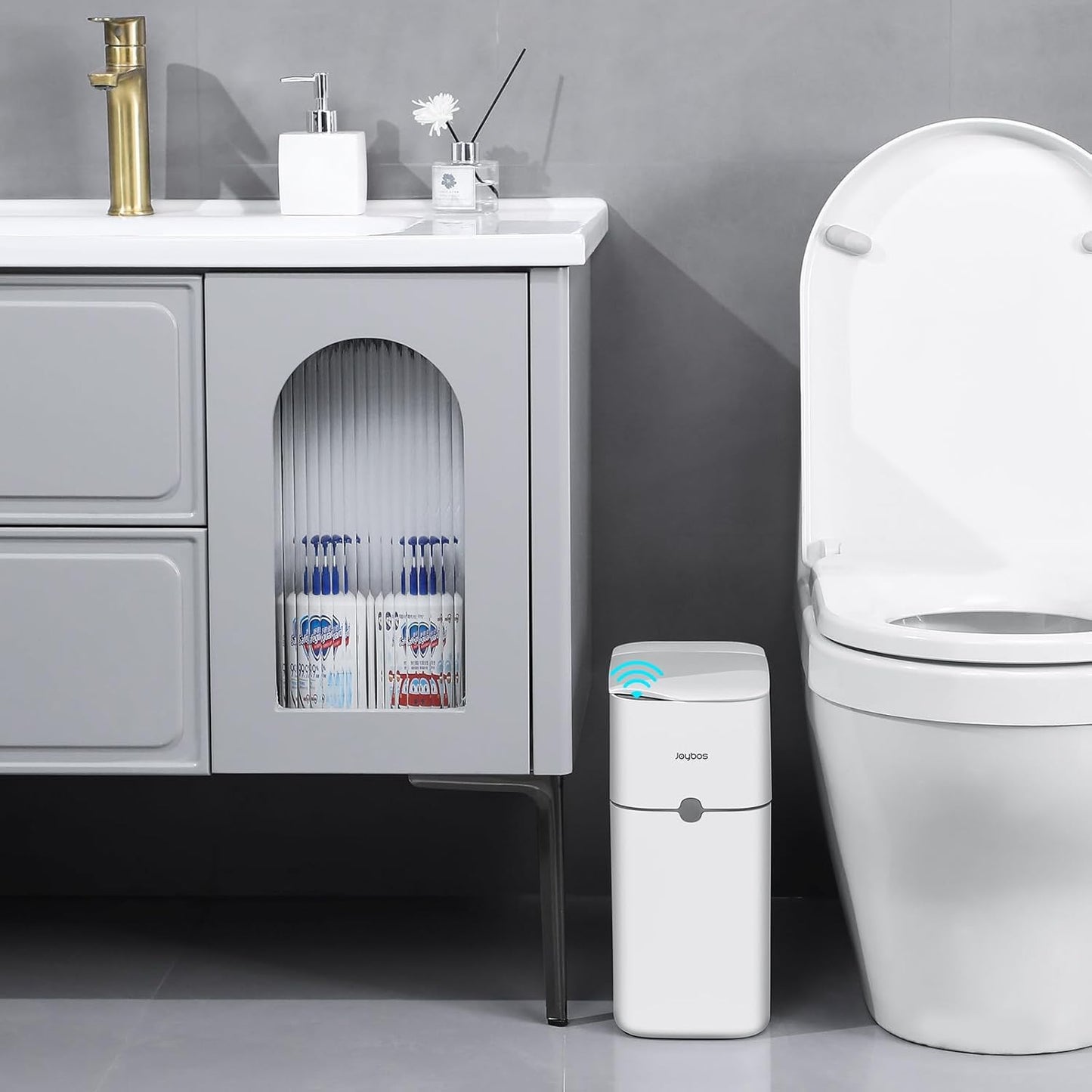 MIVLINA® (US ONLY)3.5 Gallon Smart Adsorption Trash Can