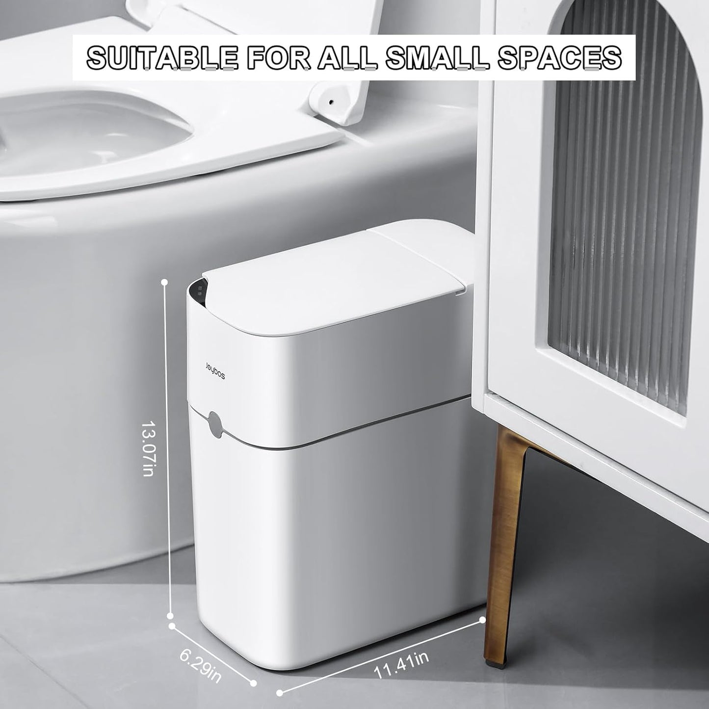 MIVLINA® (US ONLY)3.5 Gallon Smart Adsorption Trash Can