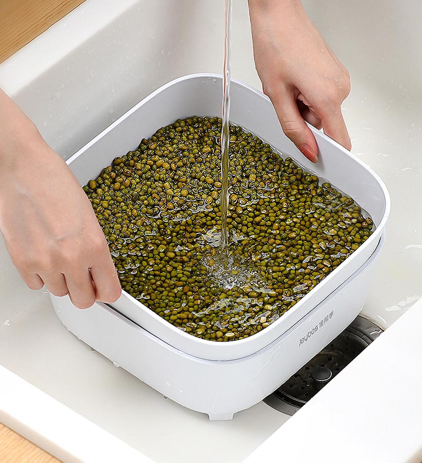 MIVLINA® 4 Pieces Portable Drain Basket for Draining Vegetables Fruits Z25