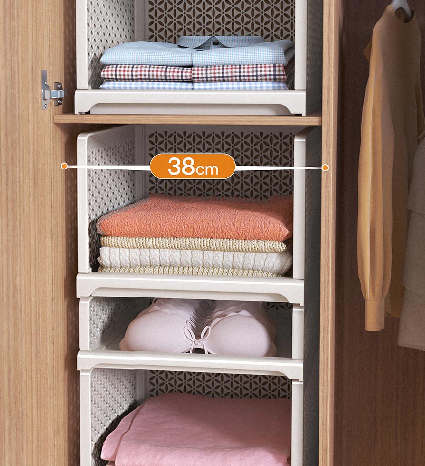 MIVLINA® Stackable Clothes Storage Basket