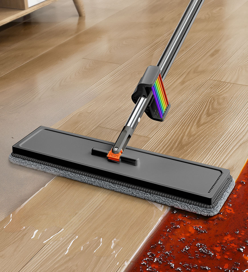 MIVLINA® 50CM Household Flat Mop With 4 Refills Z4