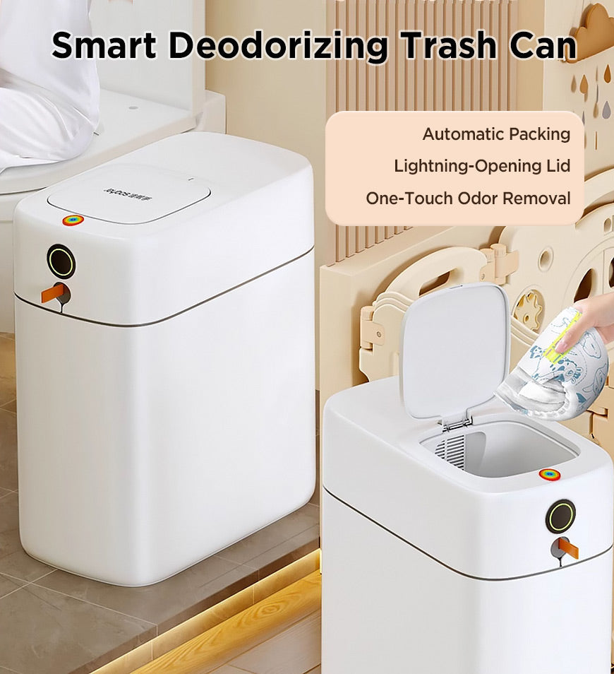 MIVLINA® Automatic Touchless Smart Bathroom Trash Can Z205