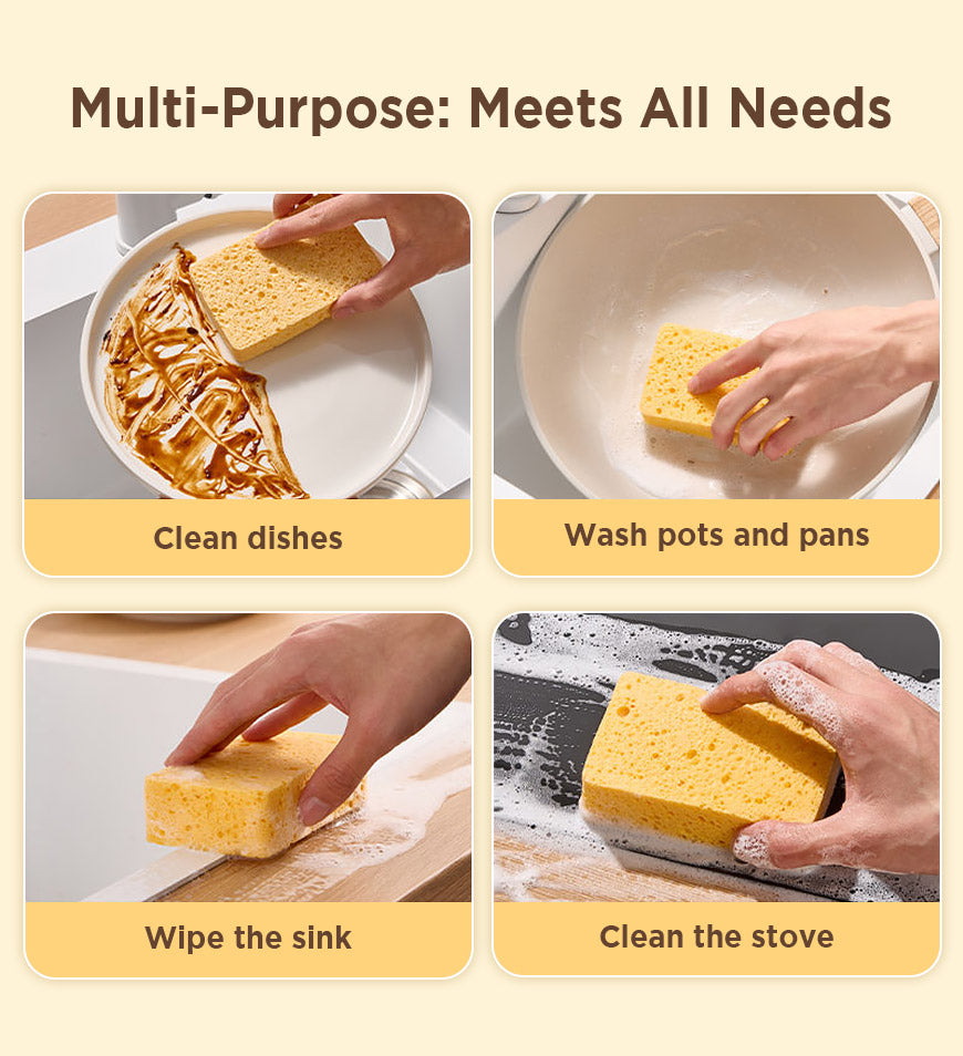 MIVLINA® Wood pulp cotton wipe cleaning household brush F260