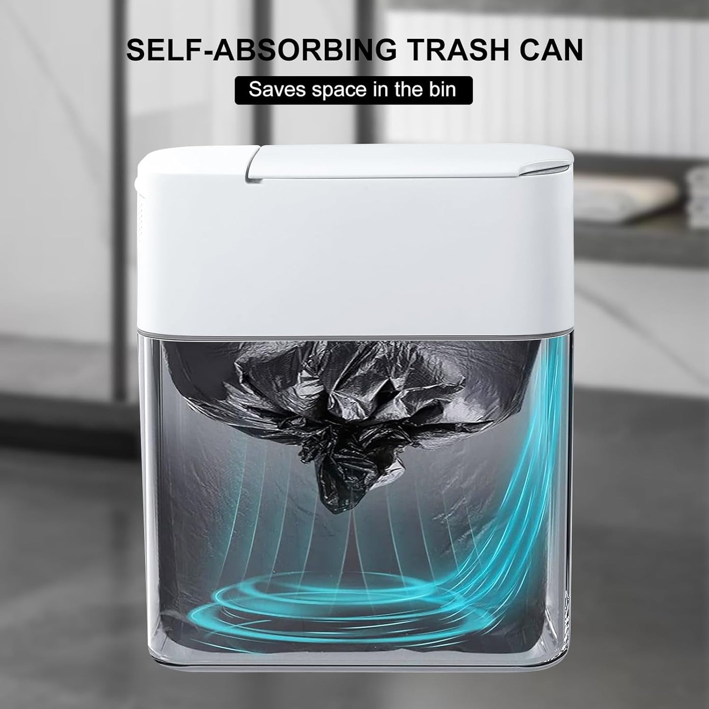 MIVLINA® (US ONLY)3.5 Gallon Smart Adsorption Trash Can