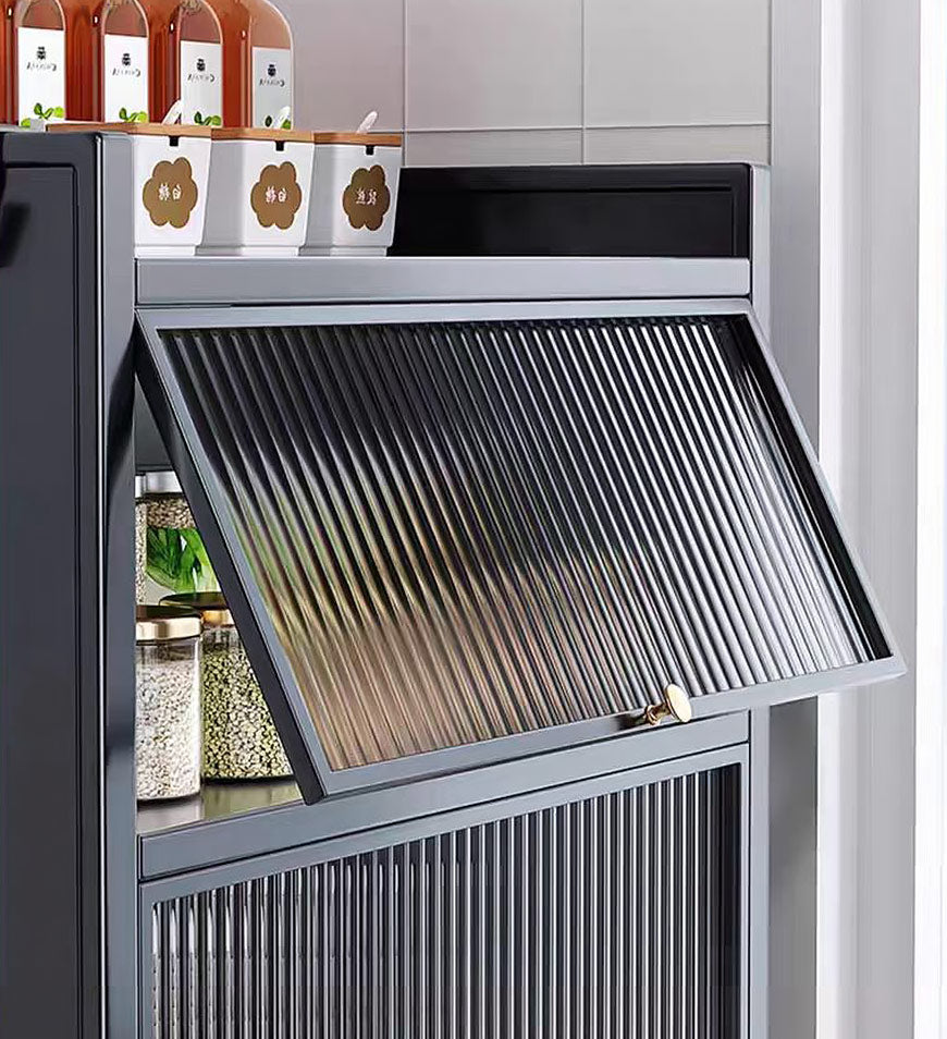 MIVLINA® 3-tier kitchen shelf, placed on the workbench, suitable for spices, dishes, pots F241