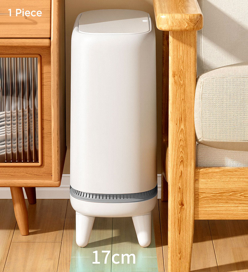 MIVLINA®4 Gallon Bathroom Vacuum Adsorption Trash Can with Legs Z204