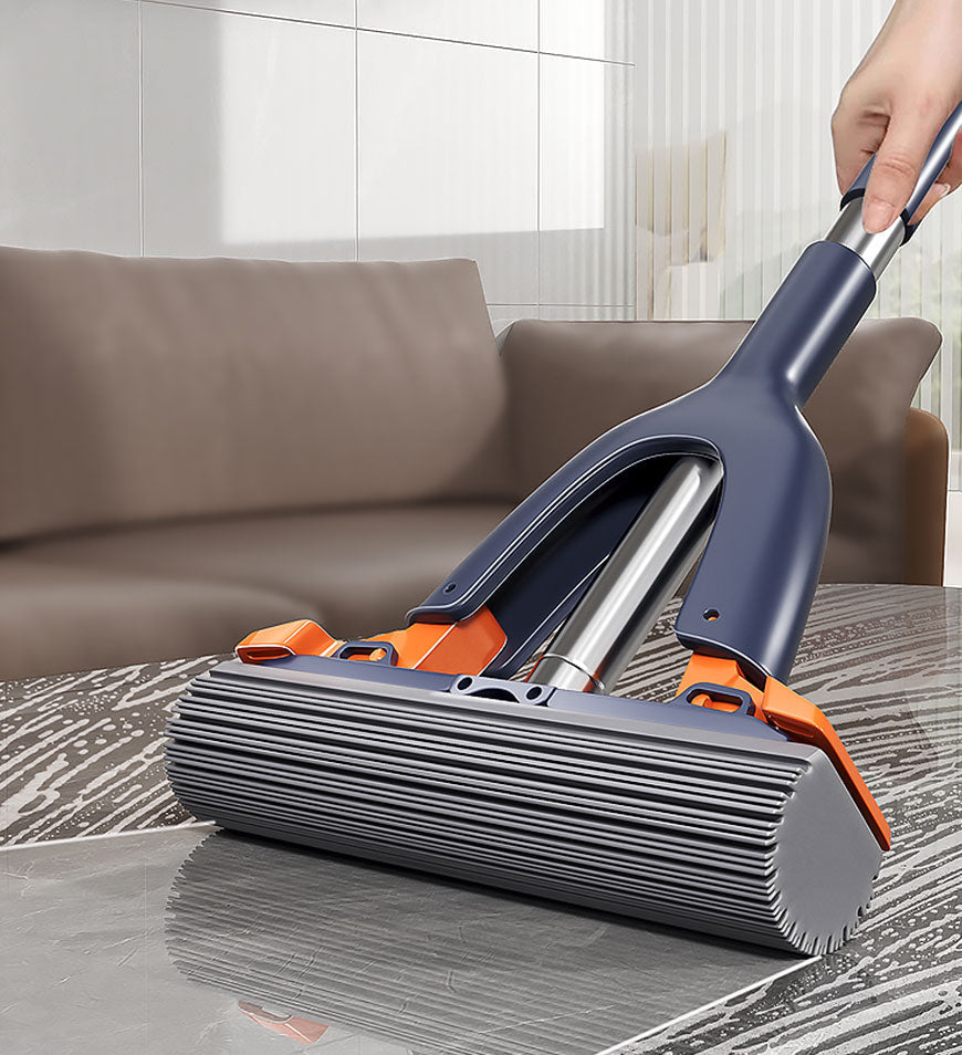 MIVLINA® Wash Free Portable Self Squeeze Short Mini Mop Z65