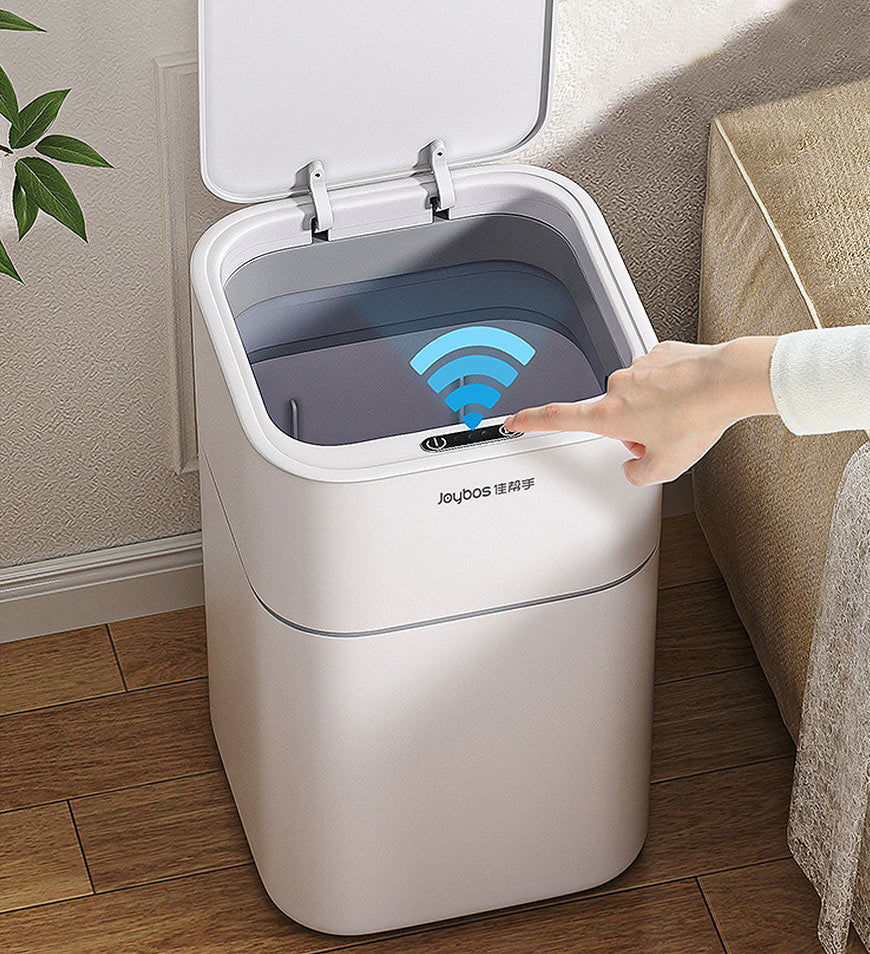 MIVLINA® Automatic Touchless Smart Trash Can With Blue Light Sterilization Z49