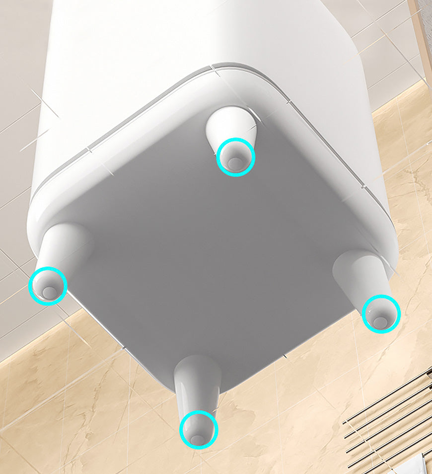 MIVLINA® 3.3 Gal Bathroom Press Trash Can Auto Adsorb Garbage Bag Z101