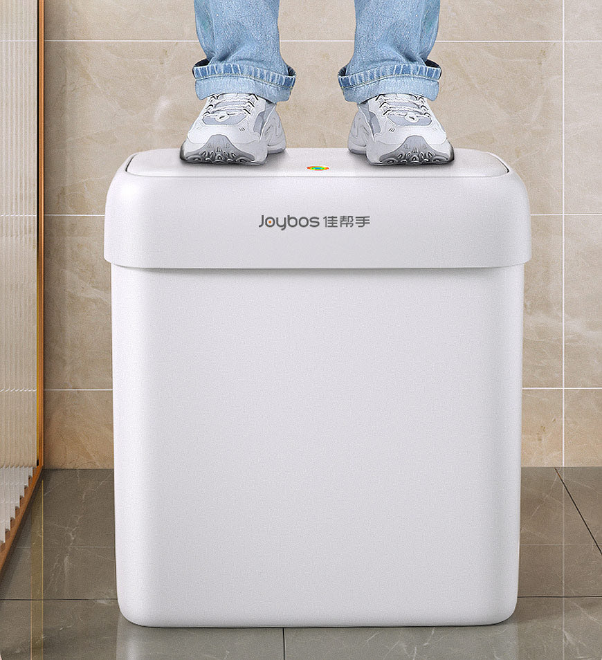 MIVLINA® Bathroom Narrow Press Trash Can With Pop-Up Lid Z103