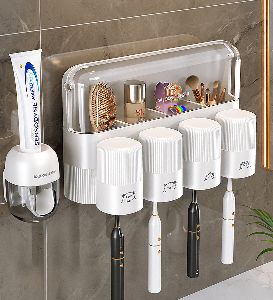 MIVLINA® Automatic Toothpaste Squeezer Dispenser Bathroom Accessories Set Z155