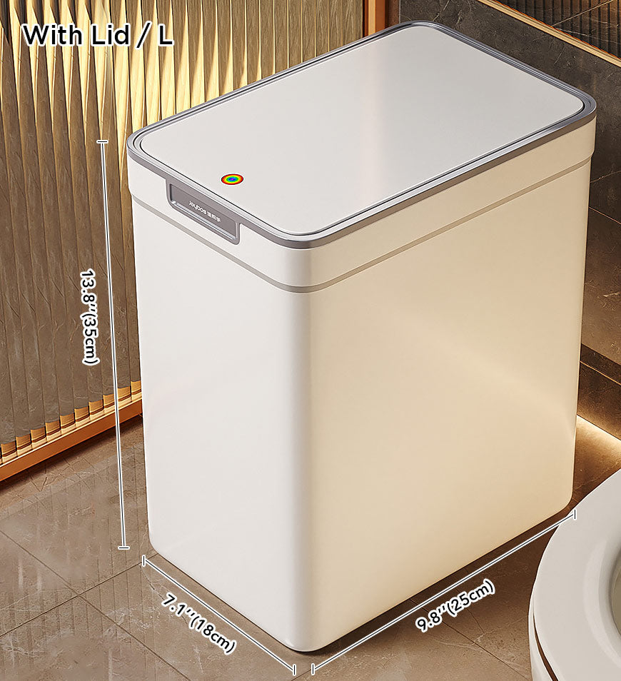 MIVLINA® 14L Trash Can with Press Type Lid for Bathroom Slim Z161