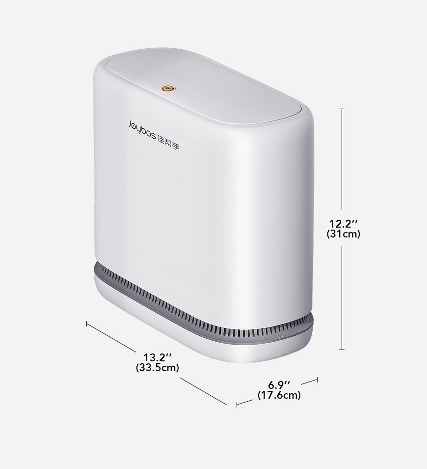 MIVLINA® 3.3Gal Bathroom Slim Press Top Lid Trash Can Z29