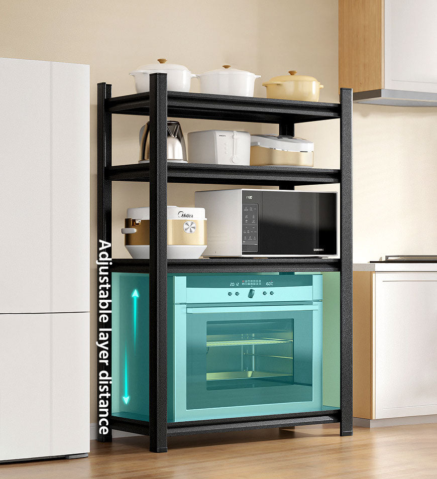 MIVLINA® 5-Layer Heavy-duty Metal Shelves Black F34