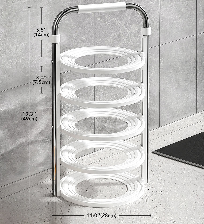 MIVLINA® 5 Tier Vegetable Storage Tray Plate Rack for Kitchen Counter F76