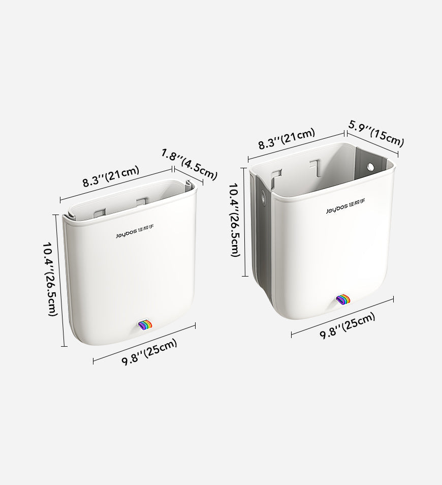 MIVLINA® 2.1 Gal Collapsible Hang Trash Can For Kitchen Z194