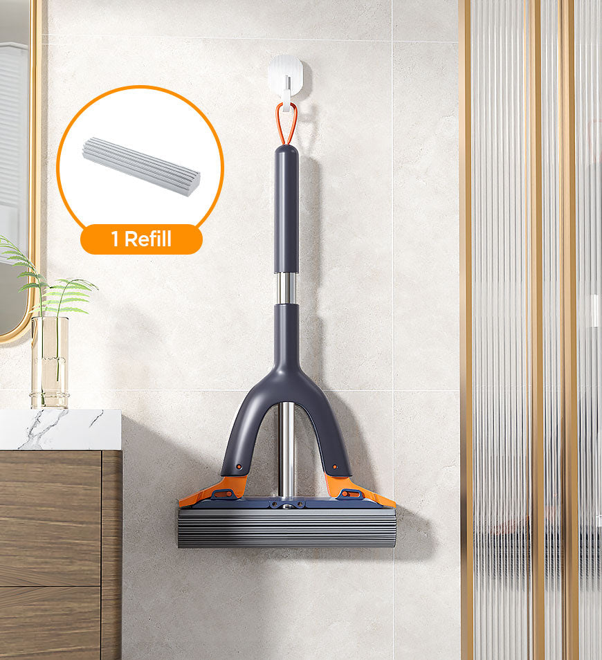 MIVLINA® Wash Free Portable Self Squeeze Short Mini Mop Z65