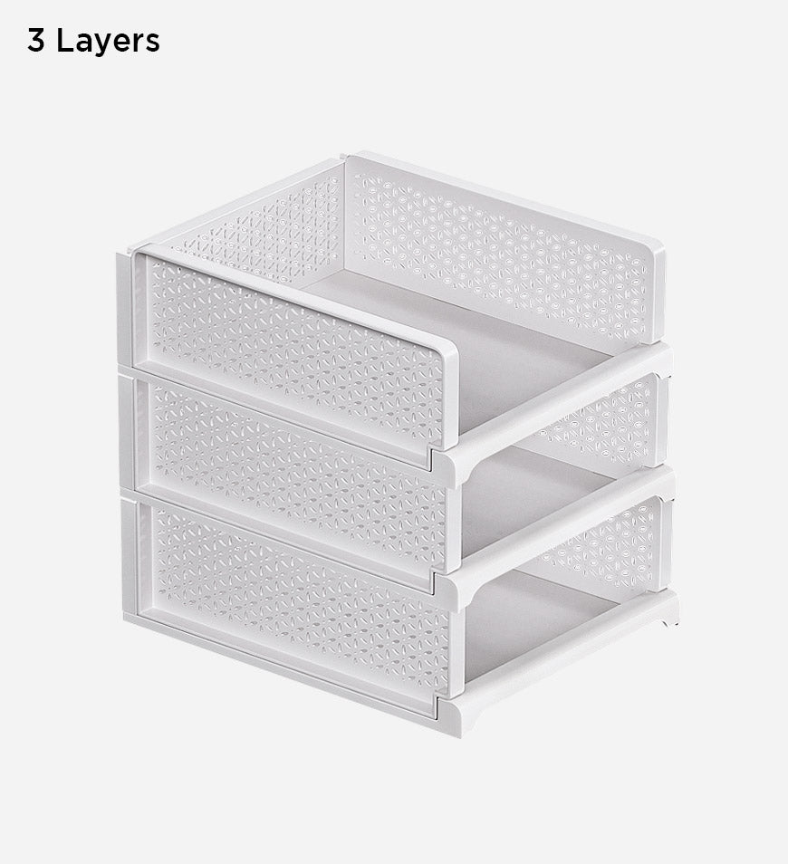 MIVLINA® Stackable Clothes Storage Basket