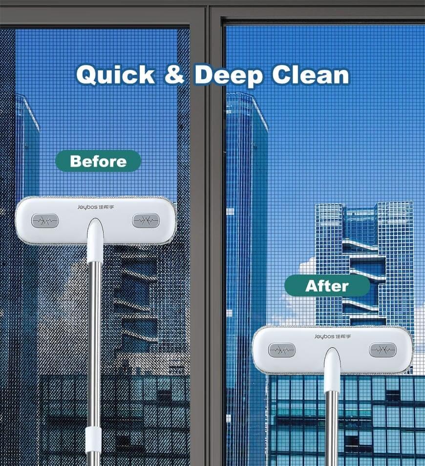 MIVLINA® 2 in 1 Extended Cleaning Brush for Window Screens, Carpets, Sofas Z89