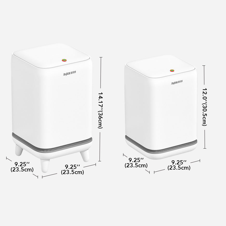 MIVLINA® 3.3 Gal Bathroom Press Trash Can Auto Adsorb Garbage Bag Z101