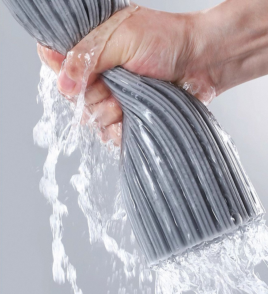 MIVLINA® Ultra Absorbent Self Squeeze Hand Free Washable Sponge Mop With Bucket Z43