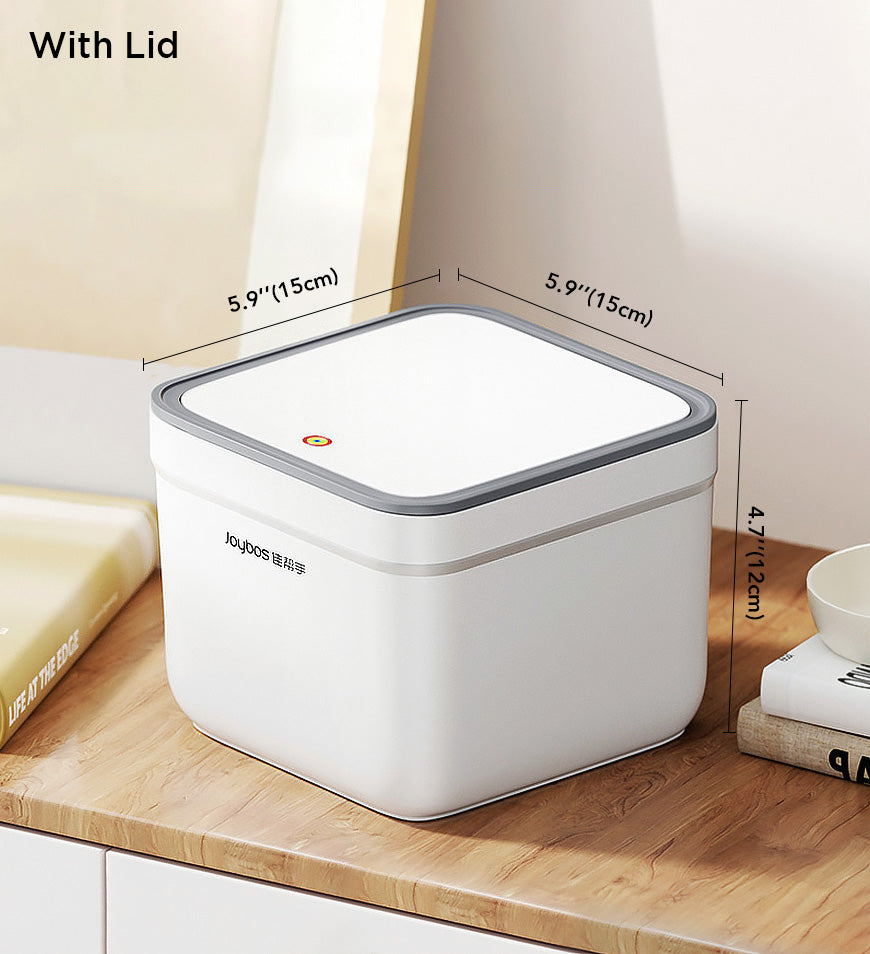 MIVLINA® 2.4L Mini Trash Can with Removable Lid Countertop Z162