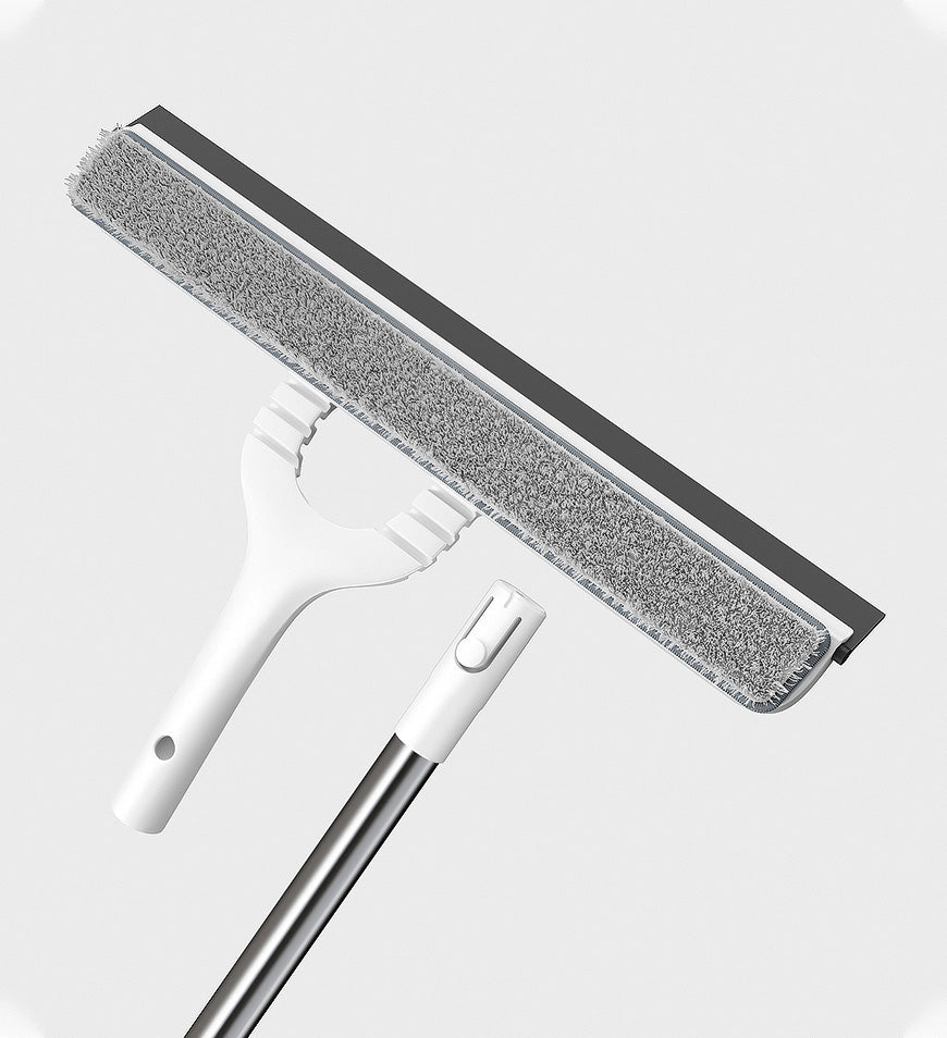 MIVLINA® 2 In 1 Window Cleaning Combo Tool With 43 Inch Extension Pole Z34