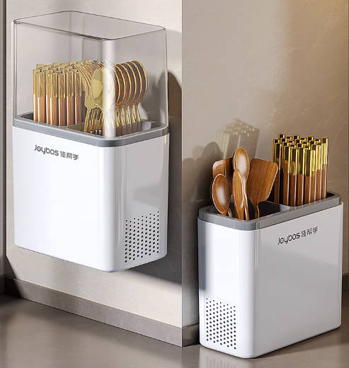 MIVLINA® Cutlery Storage Organizer Countertop Dustproof with Drainage Hole z118